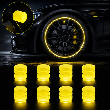 🔥💡Cool Glowing Tire Valve Caps – Instantly Upgrade Your Wheels