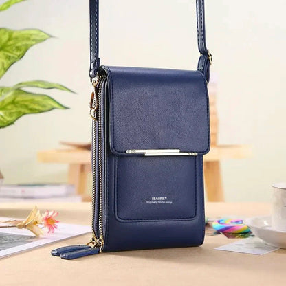 🔥Final 3 Hours: 60% OFF SEAGRIL™2026 Trendy Minimalist Elegant Women's Touchscreen Crossbody Phone Wallet