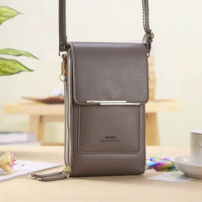 🔥Final 3 Hours: 60% OFF SEAGRIL™2026 Trendy Minimalist Elegant Women's Touchscreen Crossbody Phone Wallet