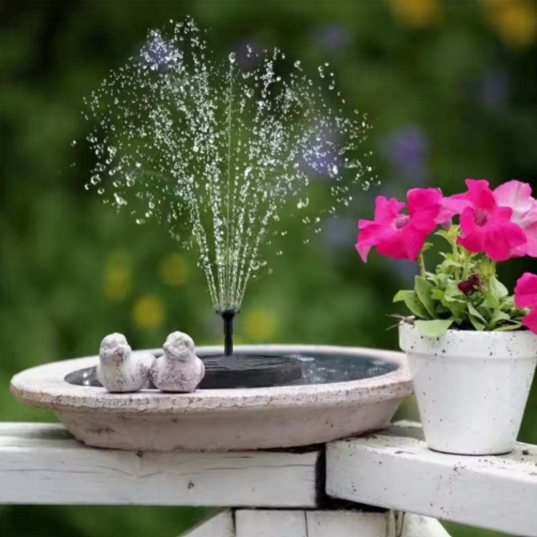 Tiworld™ Solar Garden Fountain – Eco-Friendly Outdoor Water Feature