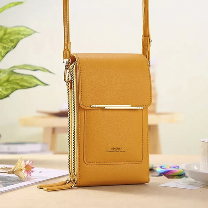 🔥Final 3 Hours: 60% OFF SEAGRIL™2026 Trendy Minimalist Elegant Women's Touchscreen Crossbody Phone Wallet