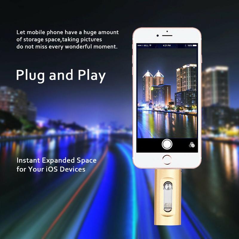 ⚡3 in 1 Flash Drive⚡ Portable High Speed USB 3.0 Memory Storage