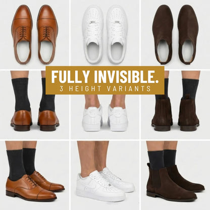 Up To 3 Inches Taller. All-Day Comfort. Nobody Notices.