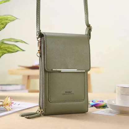 🔥Final 3 Hours: 60% OFF SEAGRIL™2026 Trendy Minimalist Elegant Women's Touchscreen Crossbody Phone Wallet