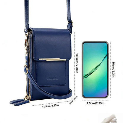 🔥Final 3 Hours: 60% OFF SEAGRIL™2026 Trendy Minimalist Elegant Women's Touchscreen Crossbody Phone Wallet