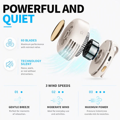 【The Viral Summer Gadget】360° Hands-Free Portable Clip Fan