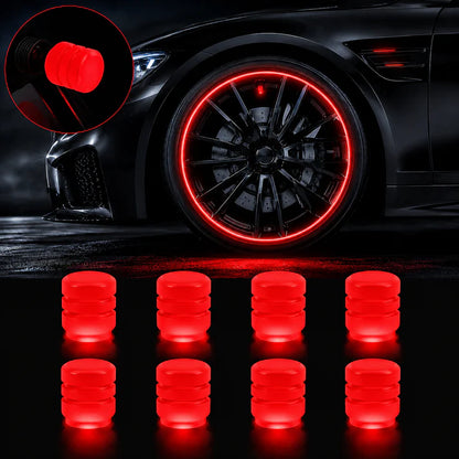 🔥💡Cool Glowing Tire Valve Caps – Instantly Upgrade Your Wheels