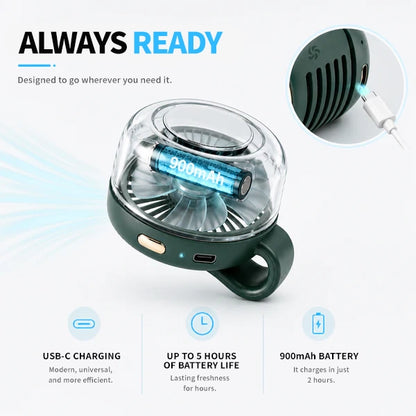 【The Viral Summer Gadget】360° Hands-Free Portable Clip Fan