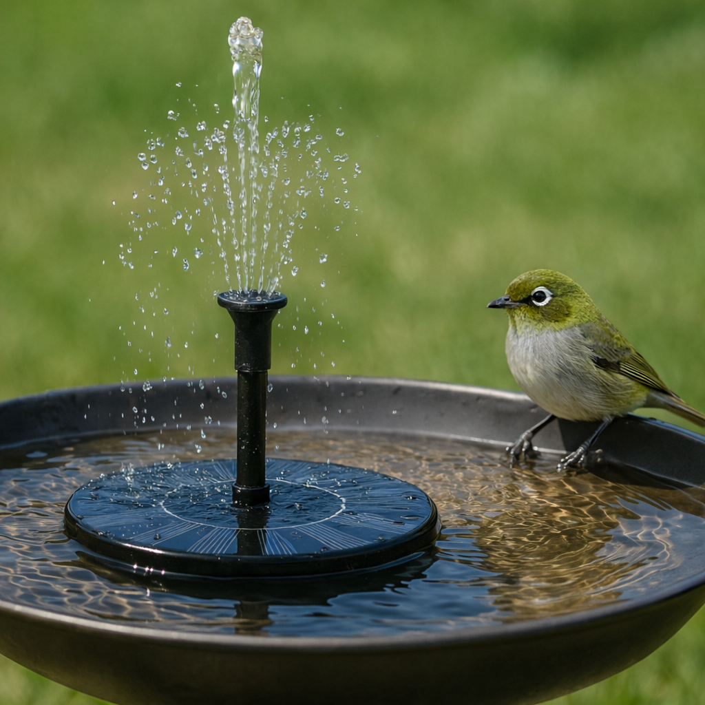 Tiworld™ Solar Garden Fountain – Eco-Friendly Outdoor Water Feature