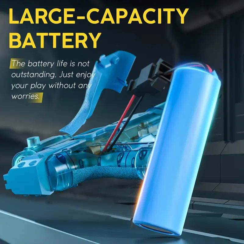 Ultimate Automatic Electric Water Blaster with Glowing Muzzle & Drum Magazine