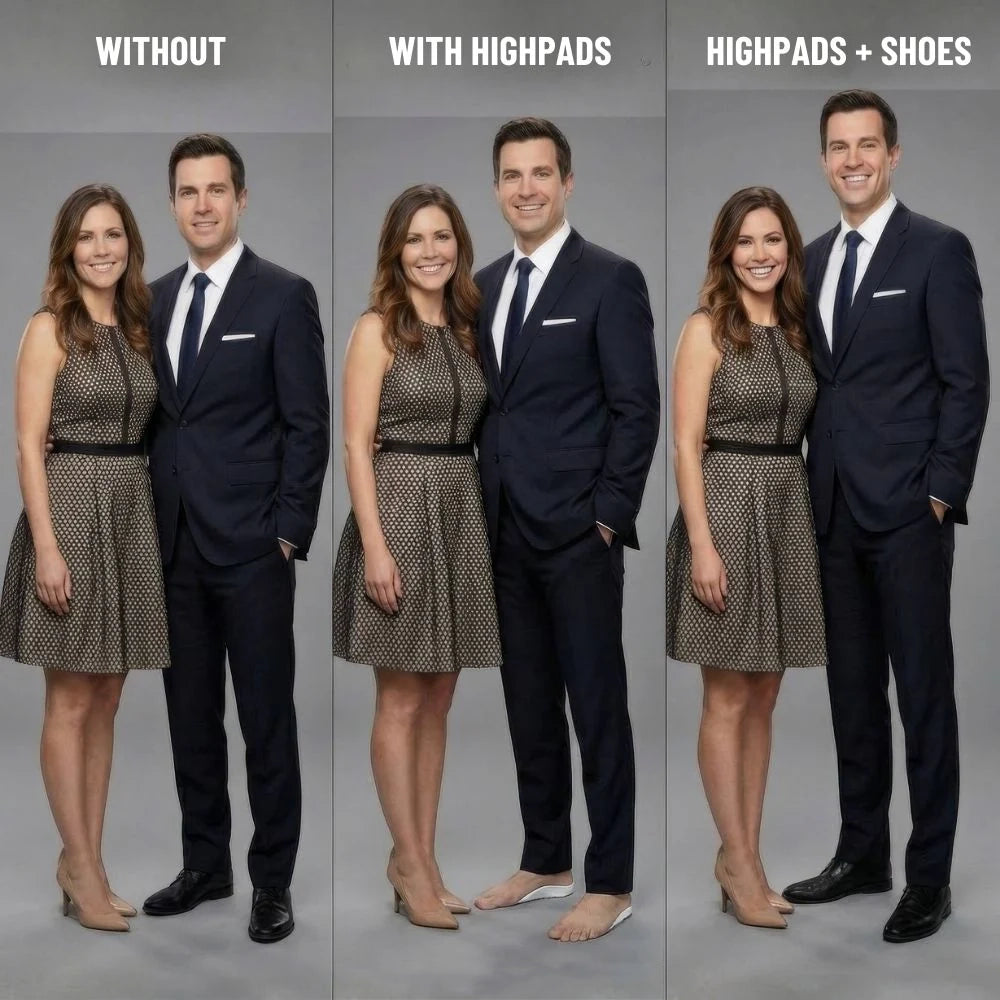 Up To 3 Inches Taller. All-Day Comfort. Nobody Notices.