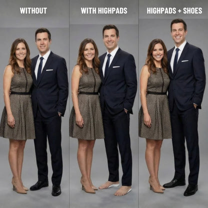 Up To 3 Inches Taller. All-Day Comfort. Nobody Notices.