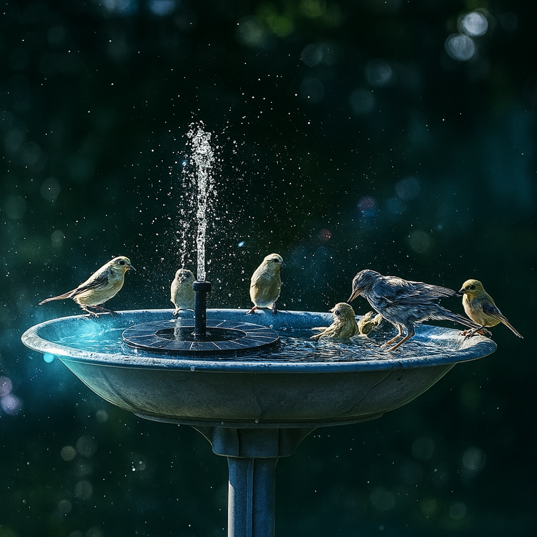 Tiworld™ Solar Garden Fountain – Eco-Friendly Outdoor Water Feature