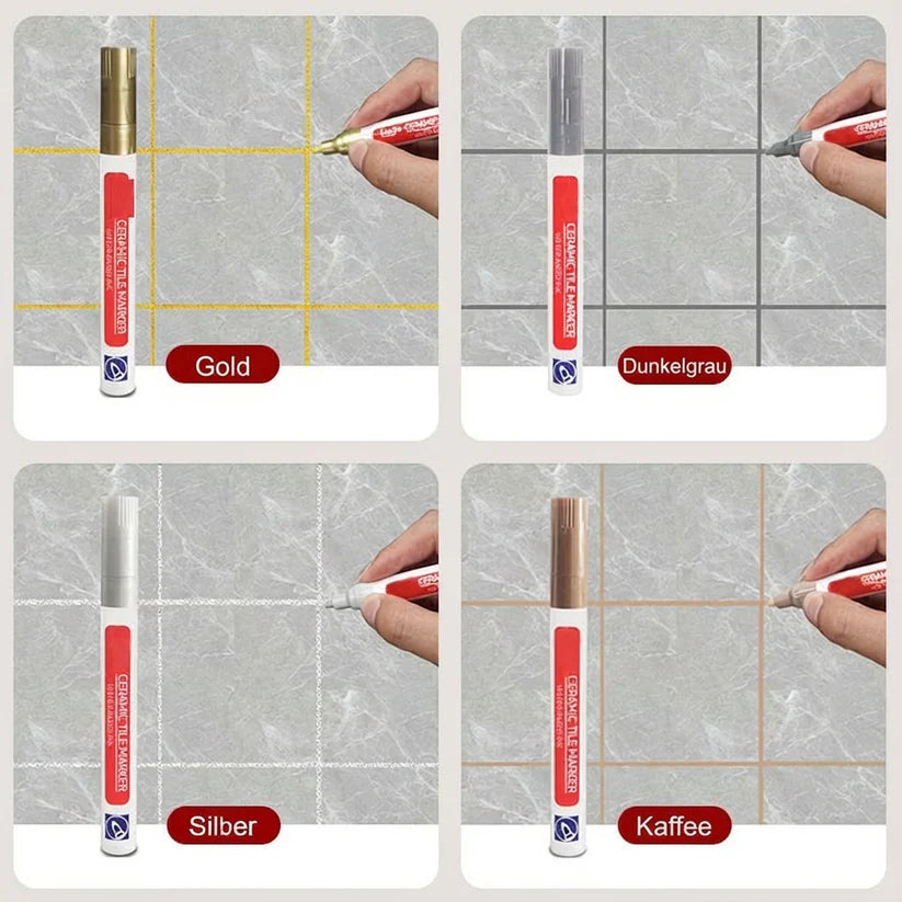 🖌️ Anti-Mould & Waterproof Joint Pen for Ceramic Tiles! 🧱