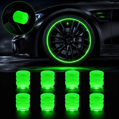 🔥💡Cool Glowing Tire Valve Caps – Instantly Upgrade Your Wheels